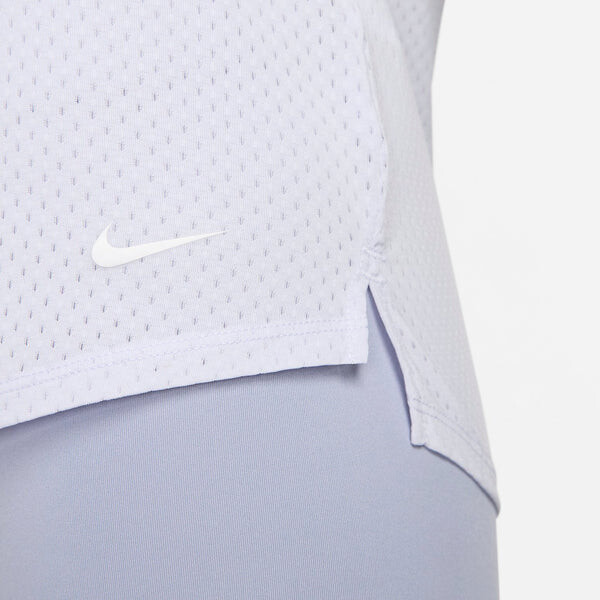 Топ dri fit one breath с коротким рукавом Nike, фиолетовый — фото 3