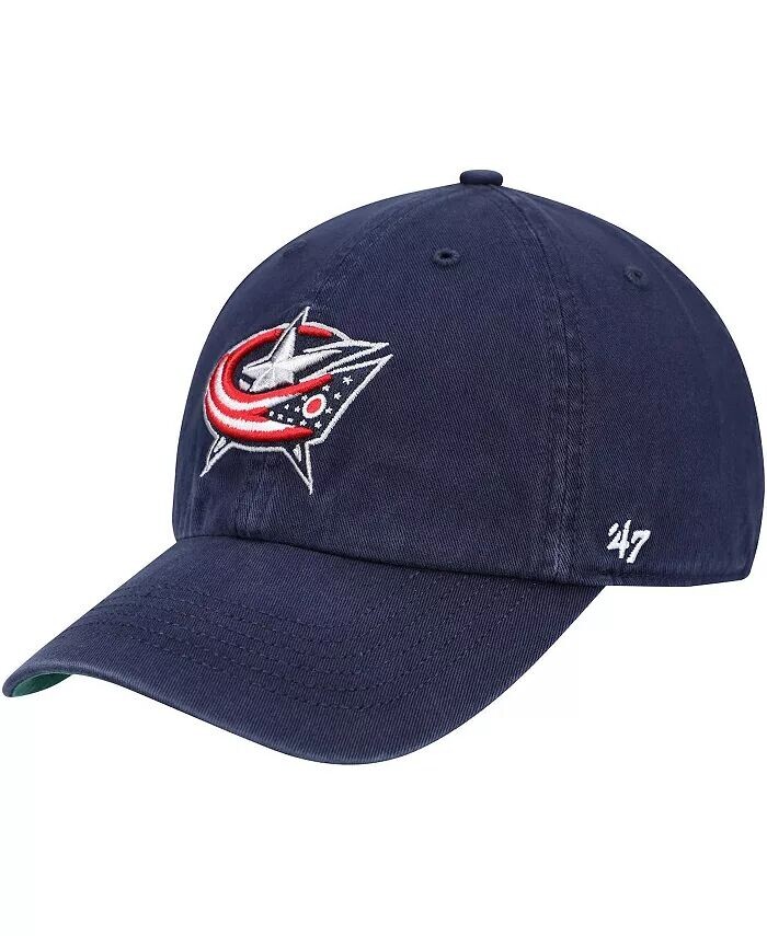

Мужская темно-синяя приталенная шляпа Columbus Blue Jackets Team Franchise '47 Brand