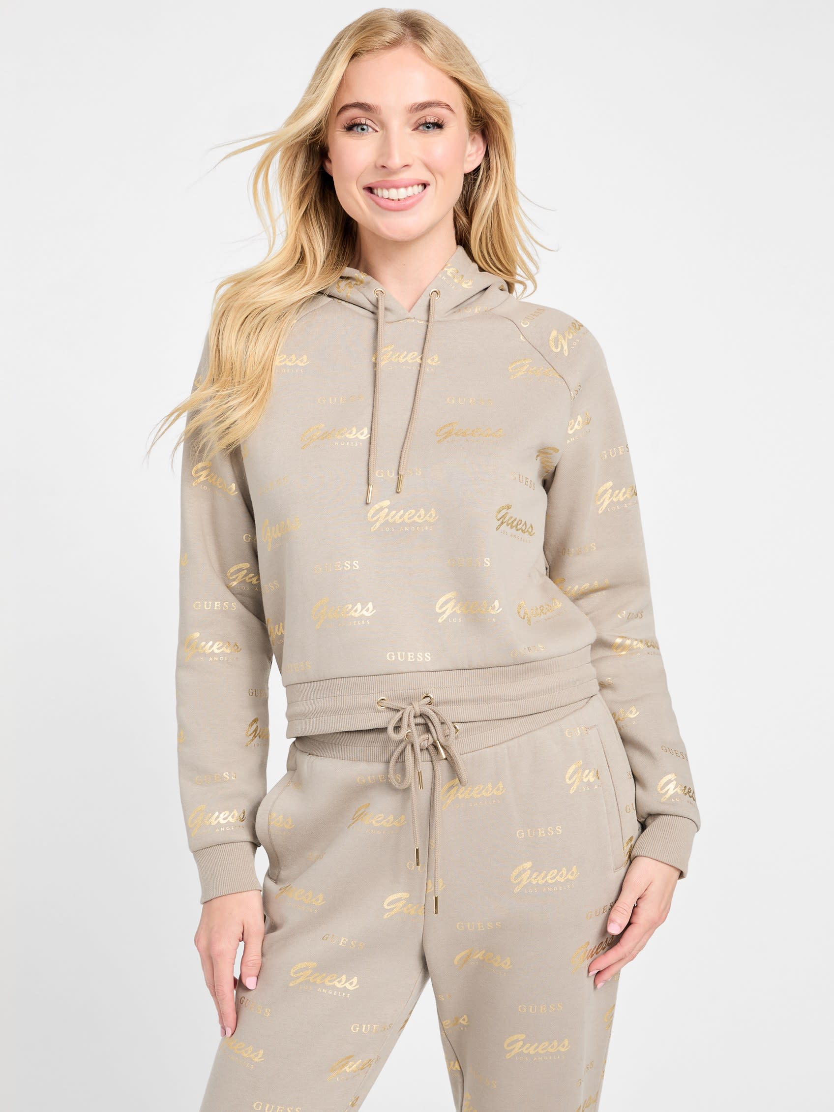 

Марта Худи Guess Factory, цвет moondust