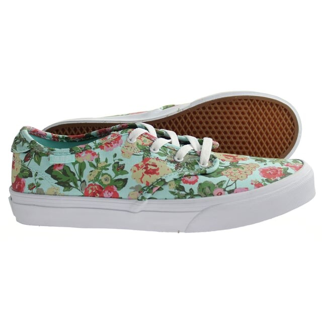 Низкие разноцветные женские плимсоллы Vans, мультиколор — фото 4