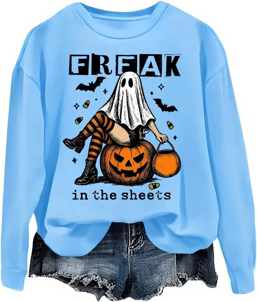 

Свитшот Freak In The Sheets Halloween woati
