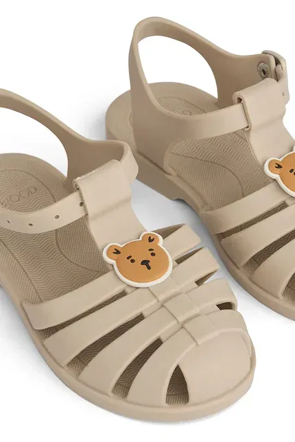 Сандалии с закрытыми носками Bre Sandals with Charms Liewood, бежевый — фото 4