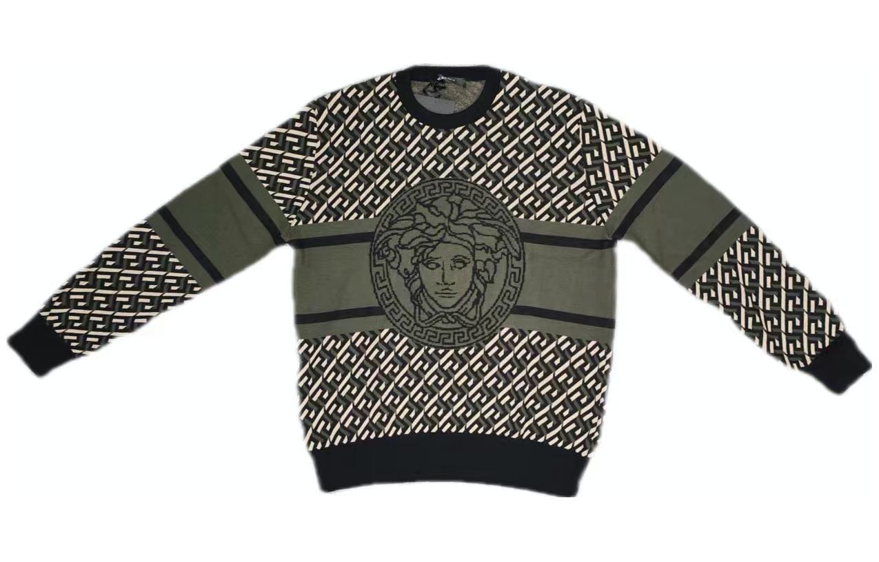 Свитер мужской зеленый VERSACE