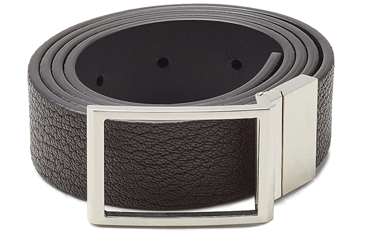 

Bottega Veneta Кожаный ремень мужской тёмный шоколад шириной 3 см