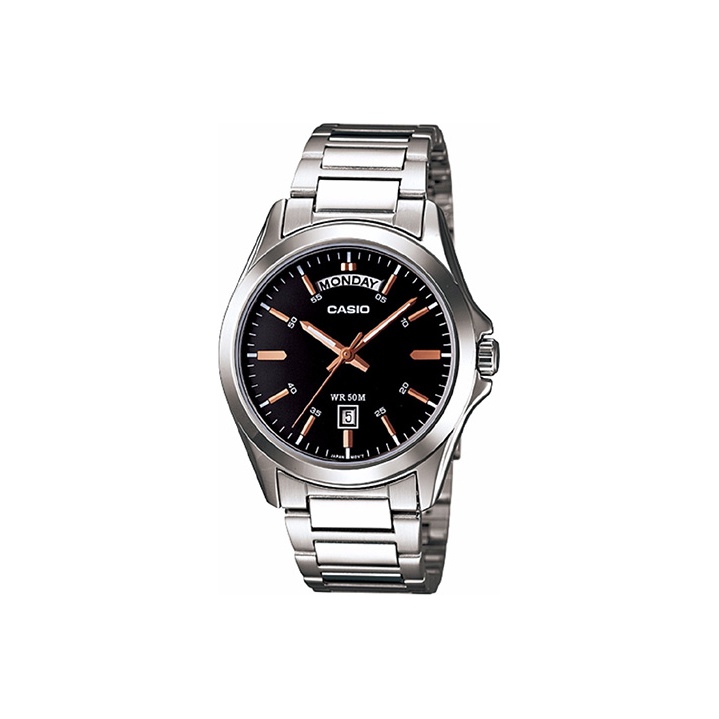 

CASIO Часы Men Standard Series Black Watch MTP-1370D-1A2, Black Dial