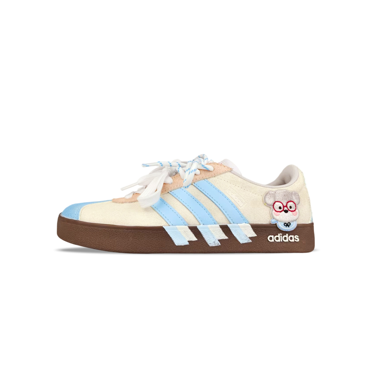 

Adidas Neo ВЛ Корт 2.0 Амортизирующие износостойкие низкие скейтбордские кроссовки унисекс Априкот, цвет Apricot