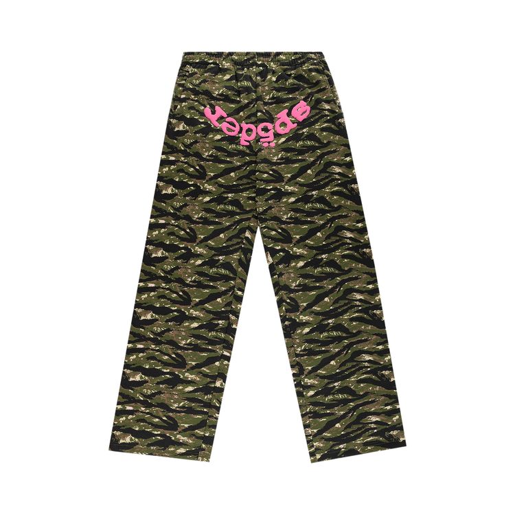 

Спортивные брюки Sp5der Og Web V2 Sweatpant 'Tiger Camo', зеленый