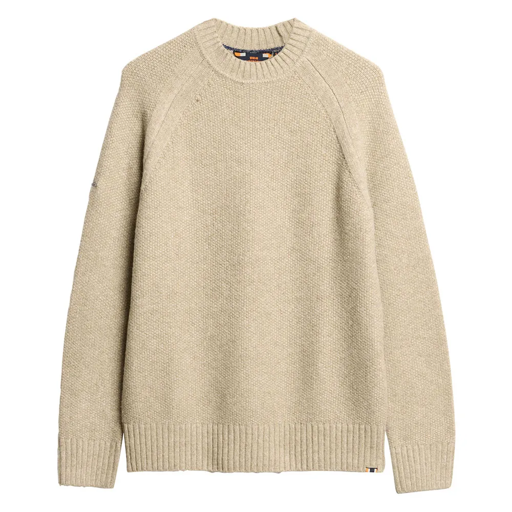 

Свитер Superdry Chunky Raglan, бежевый