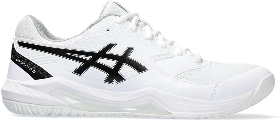 Мужские теннисные кроссовки Asics Gel-Dedicate 8, белый/черный — фото 2