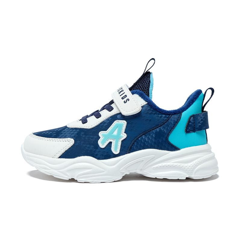 

Амортизирующие устойчивые к истиранию термо низкие детские кроссовки для бега ABC KIDS, темно-синий