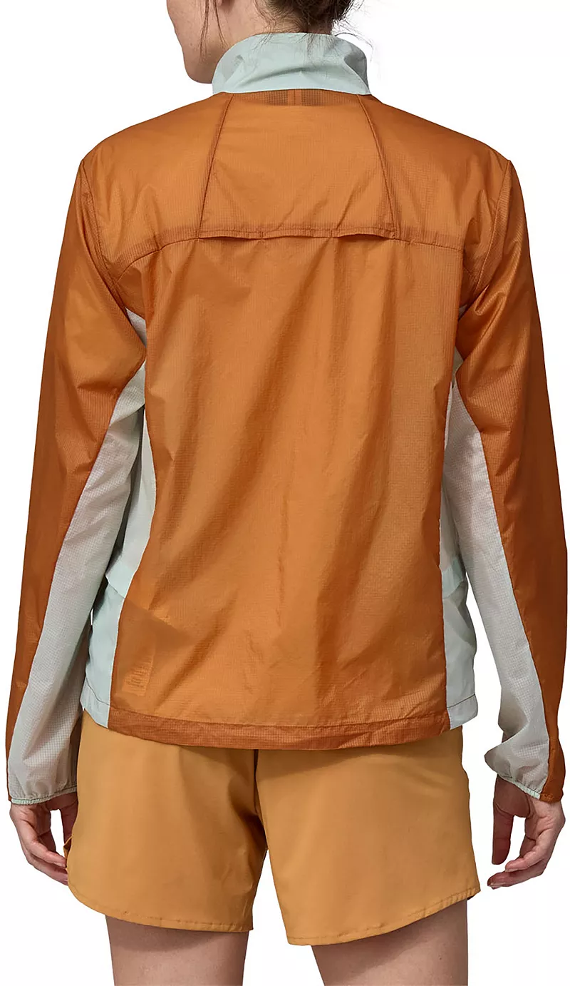 Женский пуловер с молнией 1/2 Patagonia Houdini Stash, цвет Golden Caramel — фото 3