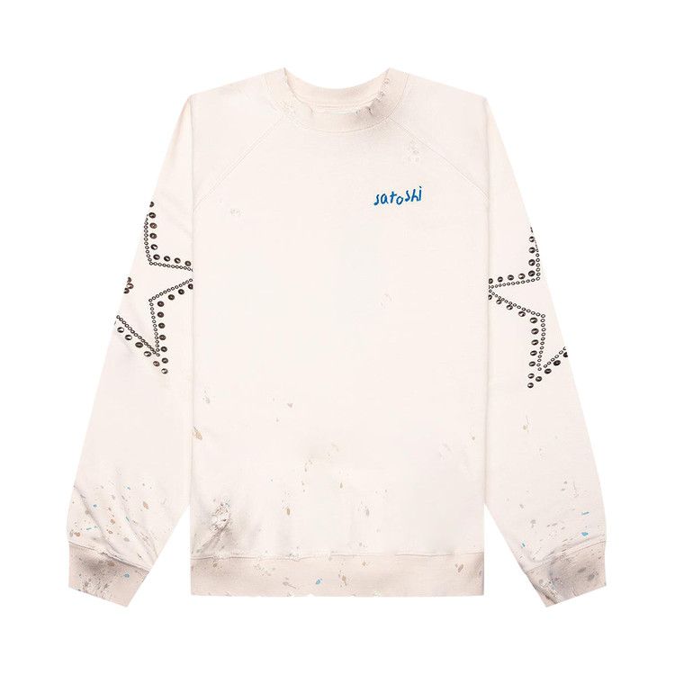 

Свитер Satoshi Nakamoto Star Studded Crewneck, Vintage White