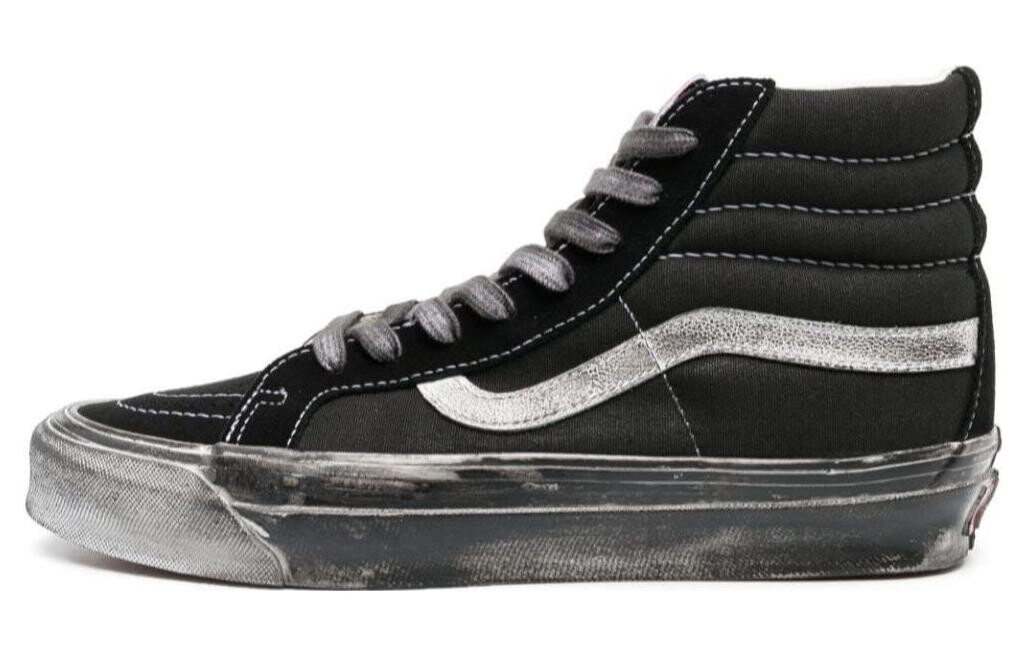 

Кроссовки Vans Vault UA OG Sk8-Hi LX Stressed Black White