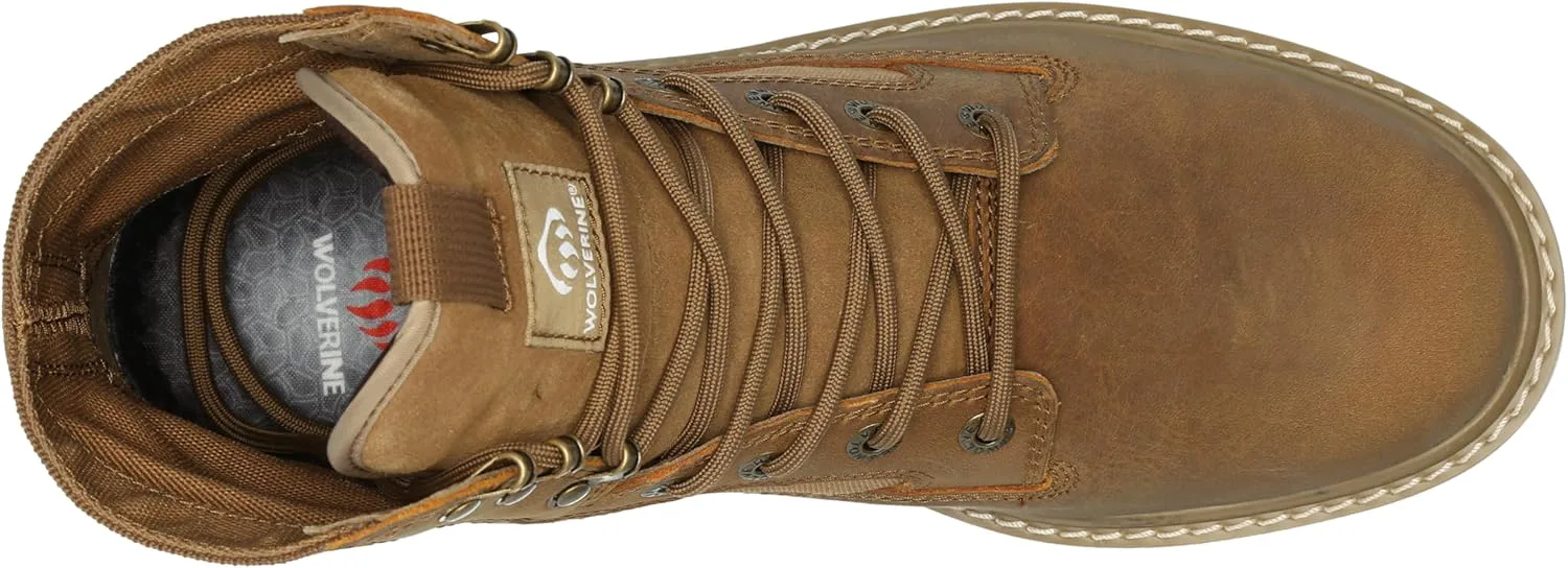 Мужские туфли Wolverine Trade Wedge 6" без подкладки из холщовой ткани — фото 4