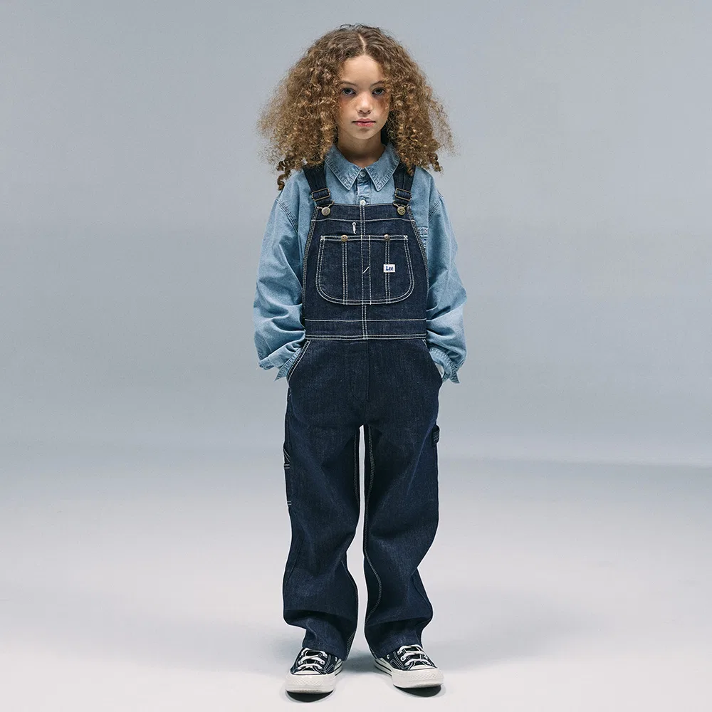 Детский джинсовый комбинезон индиго от Lee Kids