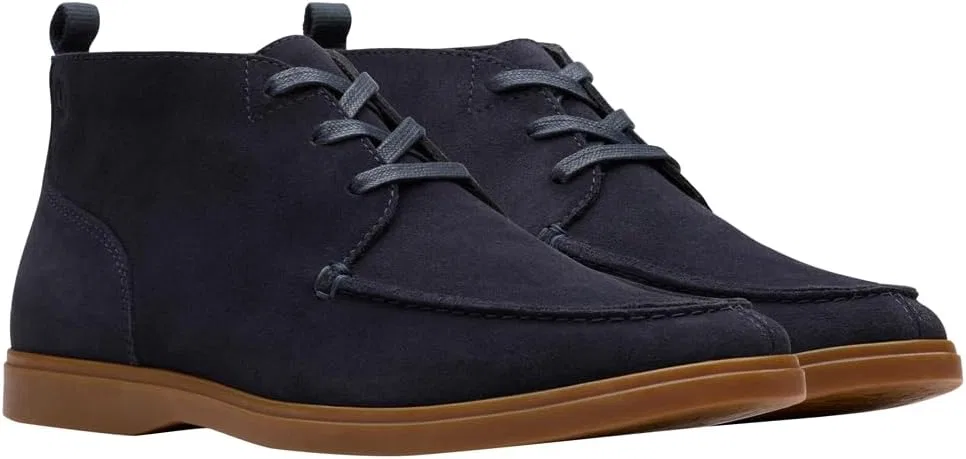 Мужские туфли Clarks Torford Mid Derby на шнуровке, Black (Black Leather) — фото 4