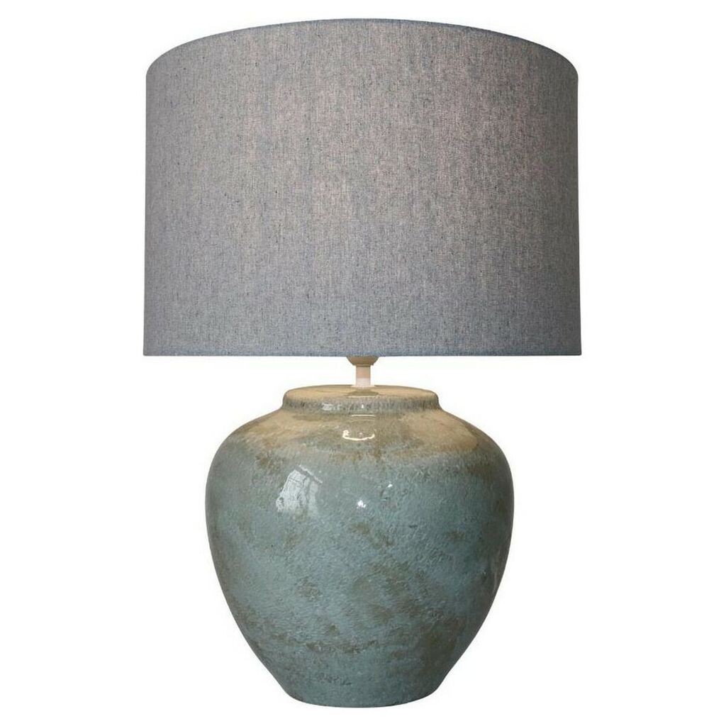 

Настольная лампа DKD Home Decor Canvas Ceramic Grey (42 x 42 x 60 см), черный
