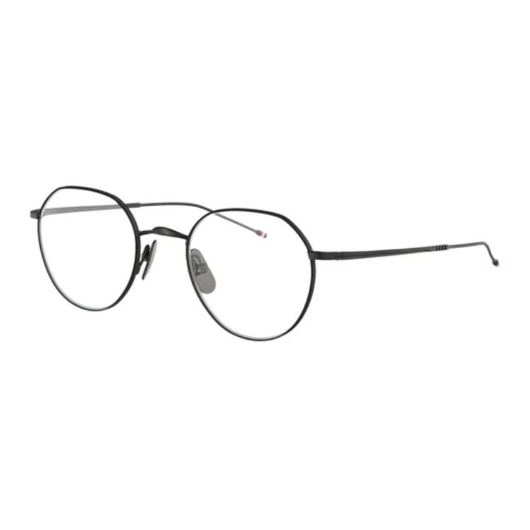 

THOM BROWNE Очки с круглой оправой, Black