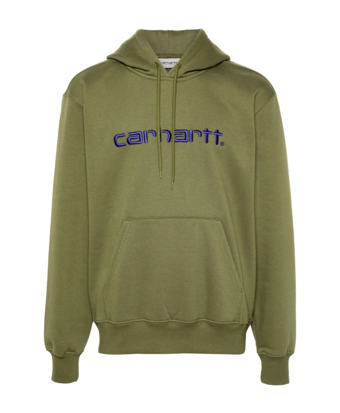 

Пуловер с капюшоном и логотипом Carhartt Wip, зеленый