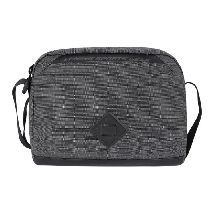 

LINING Нейлоновая наплечная сумка унисекс черная, Black