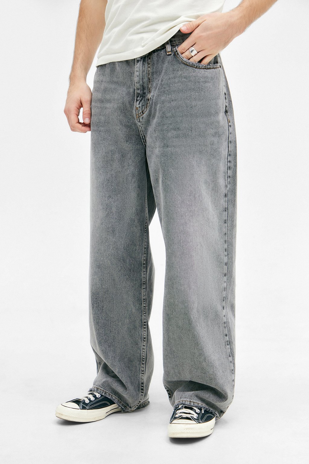 

Свободные джинсы SMOKEY JACK BDG Urban Outfitters, серый