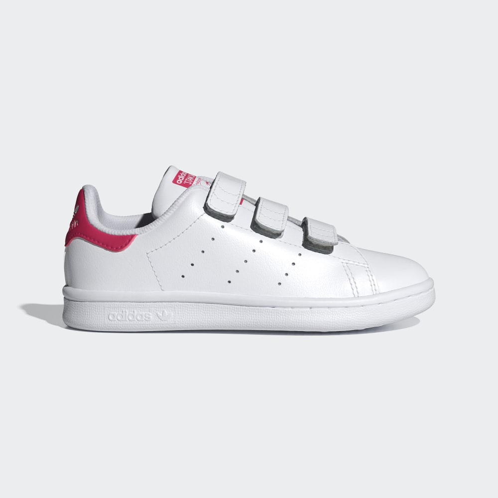 

Кроссовки Adidas Stan Smith Comfort Closure Shoes Kids, цвет Cloud White/Cloud White/Bold Pink