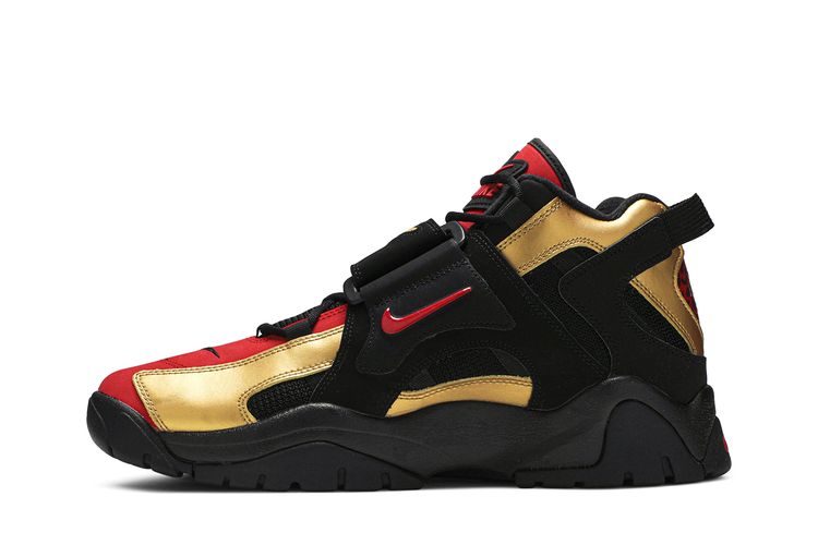 Кроссовки Air Barrage Mid 'Metallic Gold', золотой — фото 3