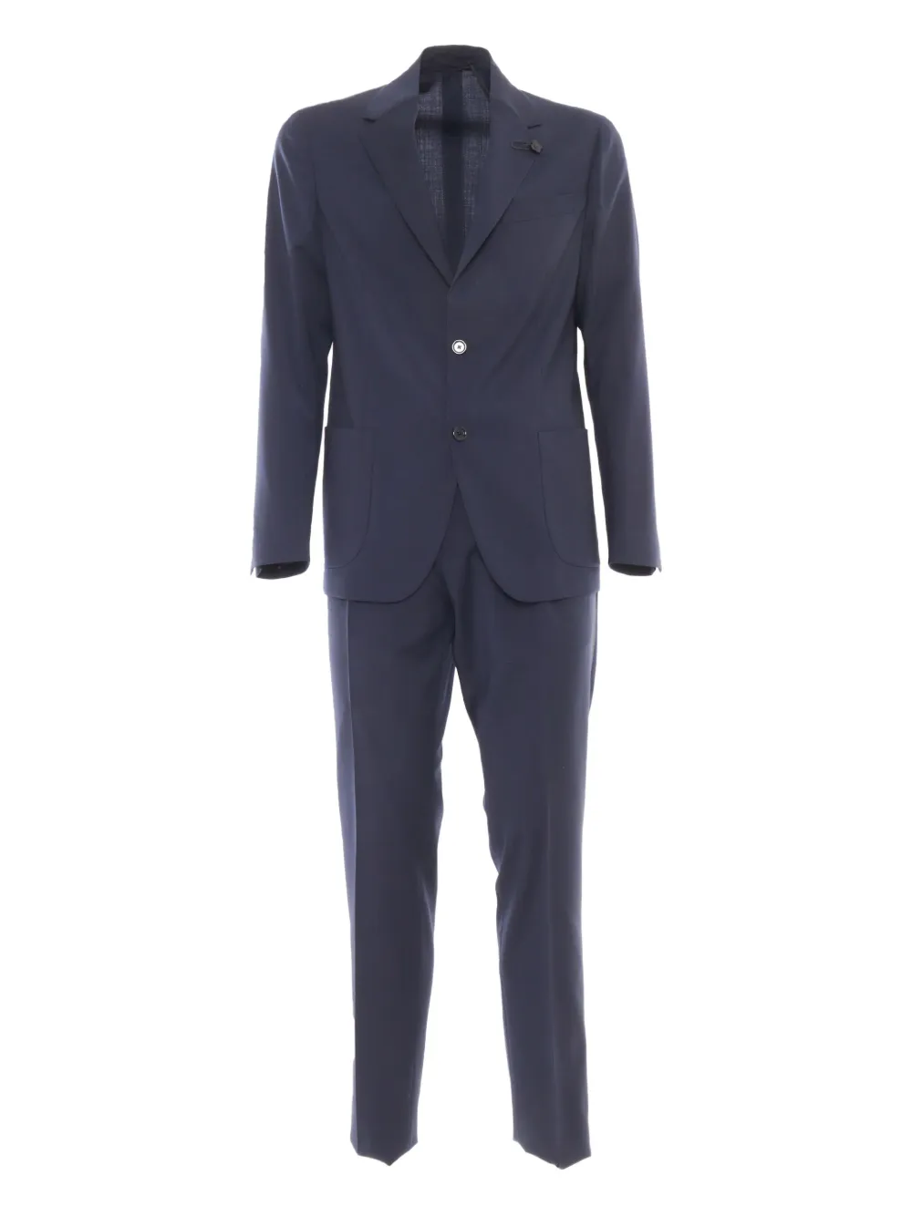 

Костюм с однобортным пиджаком Lardini, синий