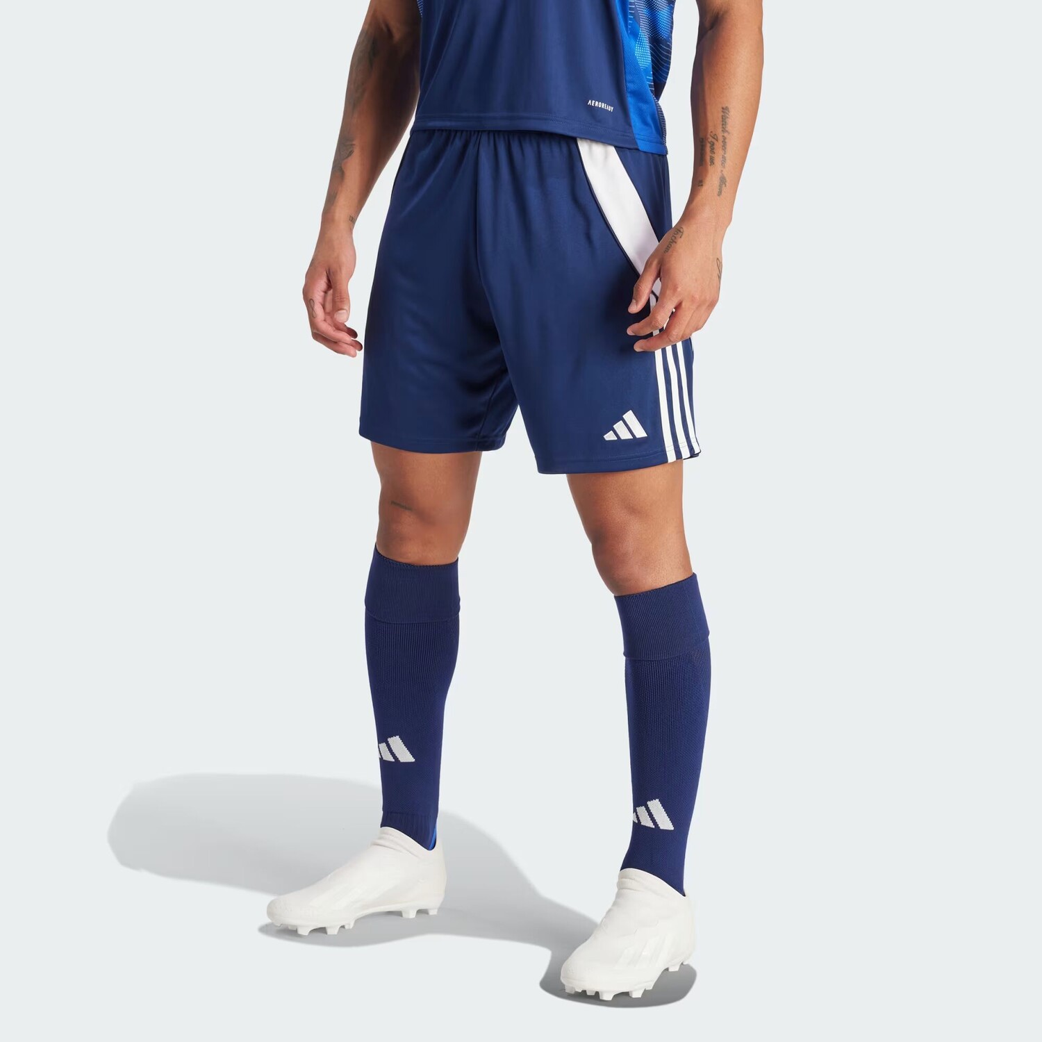 

Шорты Tiro 24 Adidas, цвет Team Navy Blue 2/White