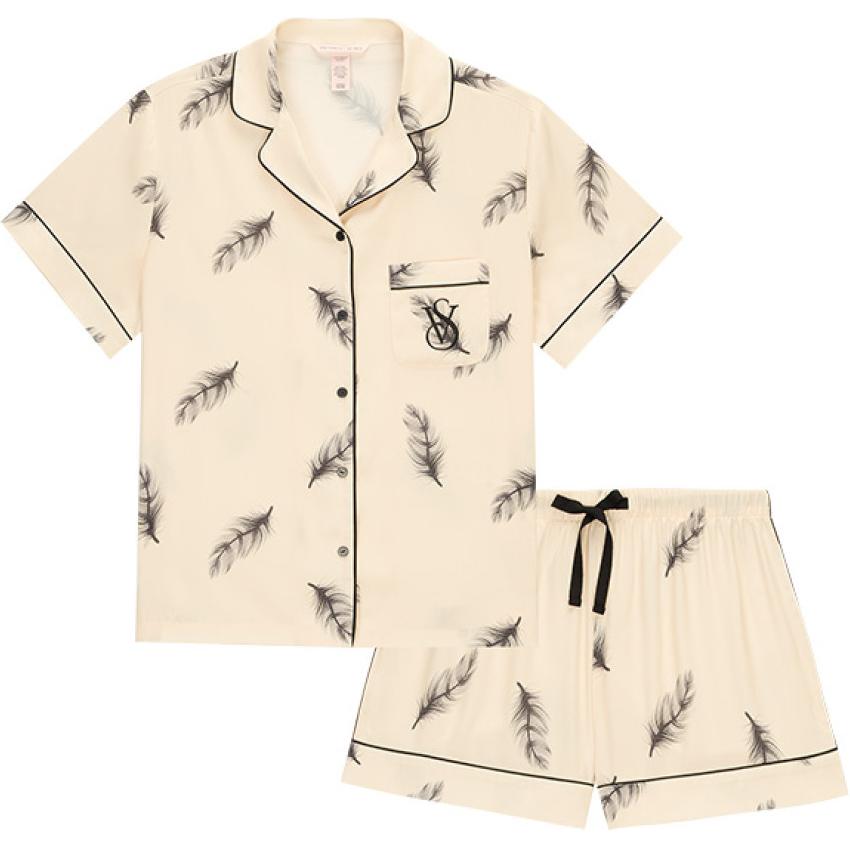

Victoria's Secret Пижамный комплект женский nude pink feather