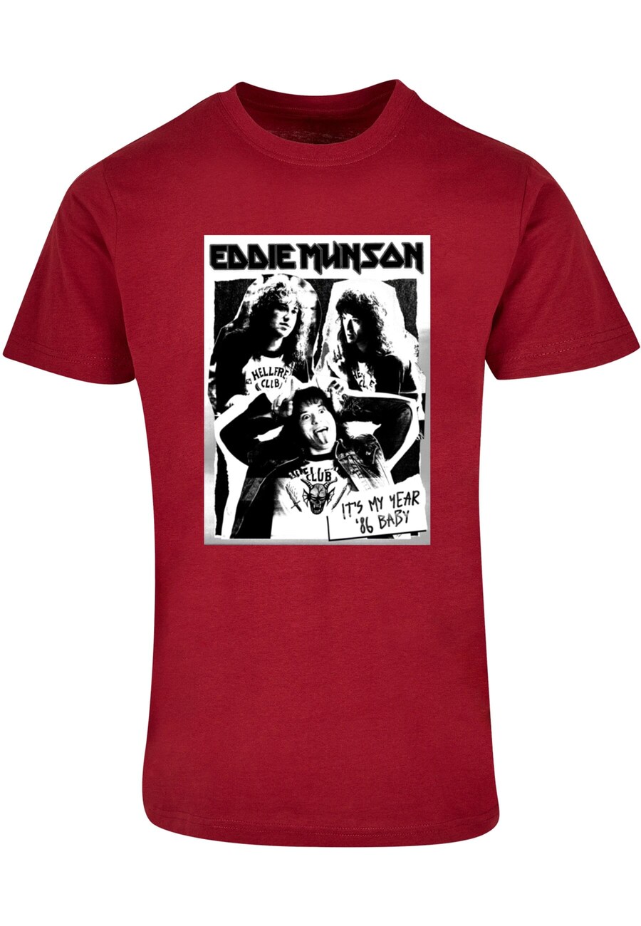 

Классическая футболка ABSOLUTE CULT Shirt Stranger Things - Eddie Munson Its My Year, бордовый