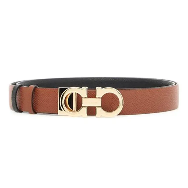 

Ferragamo Кожаный женский ремень коричневый шириной 3.5 см, Brown