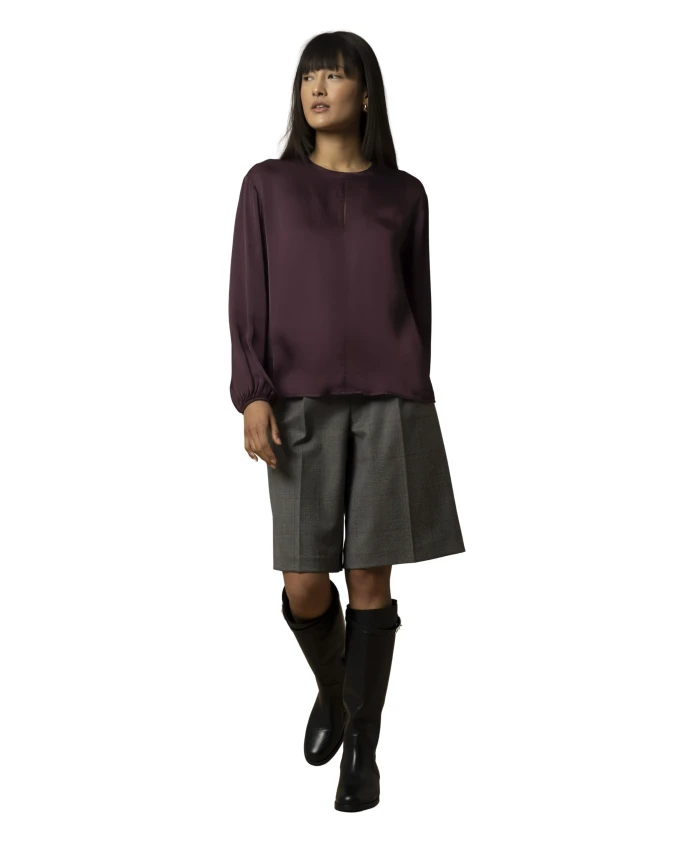 

Элегантная блузка с длинными рукавами Kocca, фиолетовый