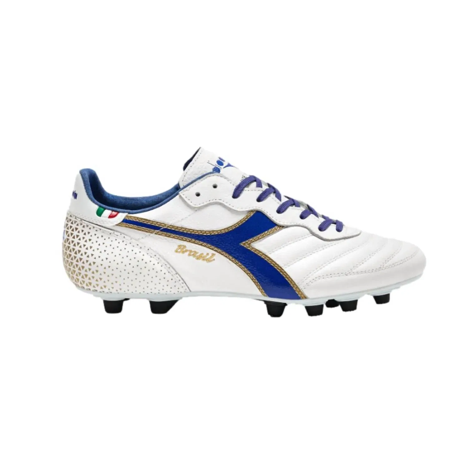 Diadora Мужские футбольные бутсы Brasil Italy OG Gr LT+ MDPU сине-белого цвета