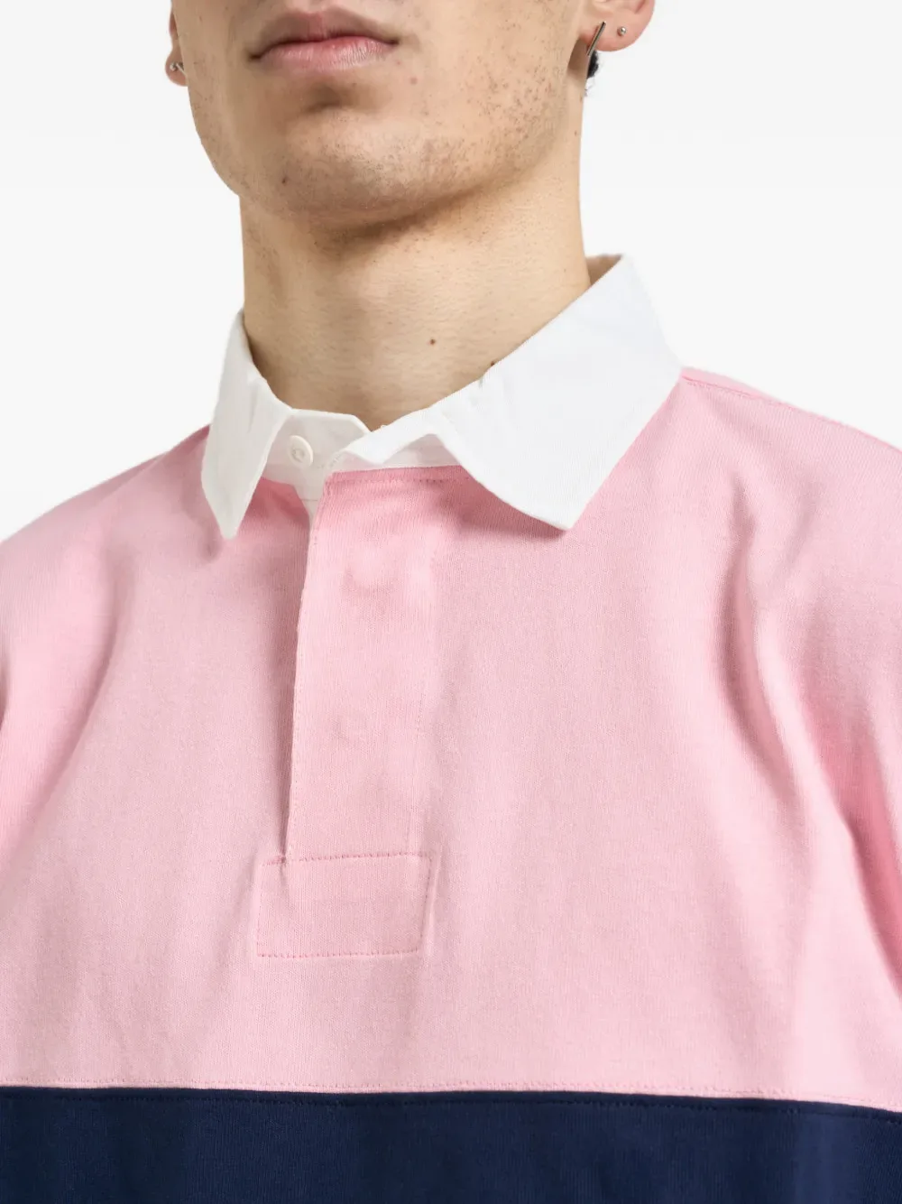 Поло с цветными блоками POLO RALPH LAUREN, розовый — фото 3