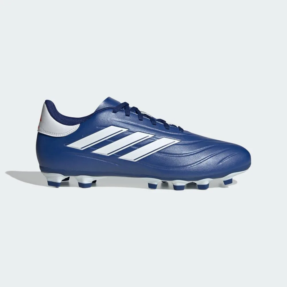Мужские футбольные бутсы Adidas Copa Pure 2.4 FxG для твердого грунта - синие, синий/белый/красный — фото 2