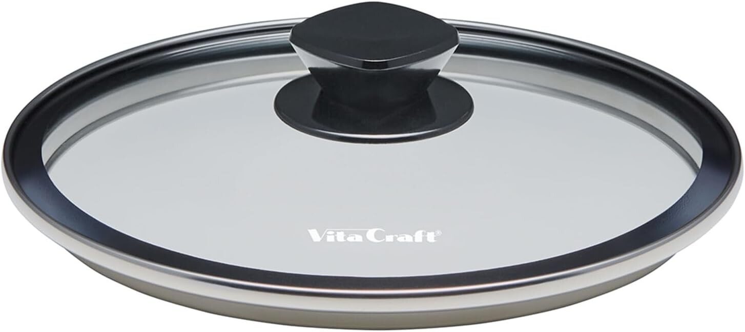 

Сковорода со стеклянной крышкой Vitacraft, 7,9 дюйма (20 см), совместимость с Carpenter Olivia Sofia 2 Vita Craft, Clear