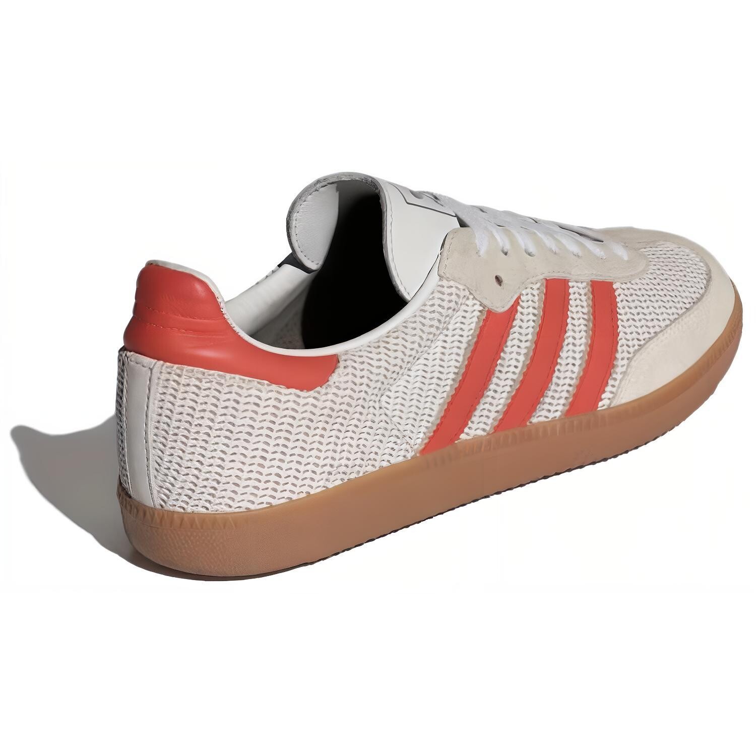 Мужские кроссовки для скейтбординга adidas originals Samba, White/Red — фото 3
