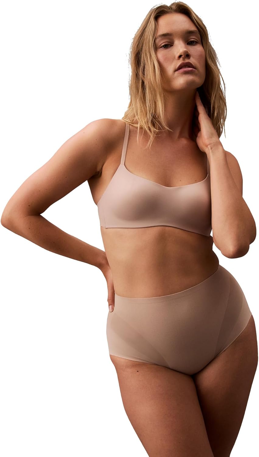 

Женские утягивающие трусики-слипы с высокой талией Calvin Klein Stay-Put Mesh, Cedar