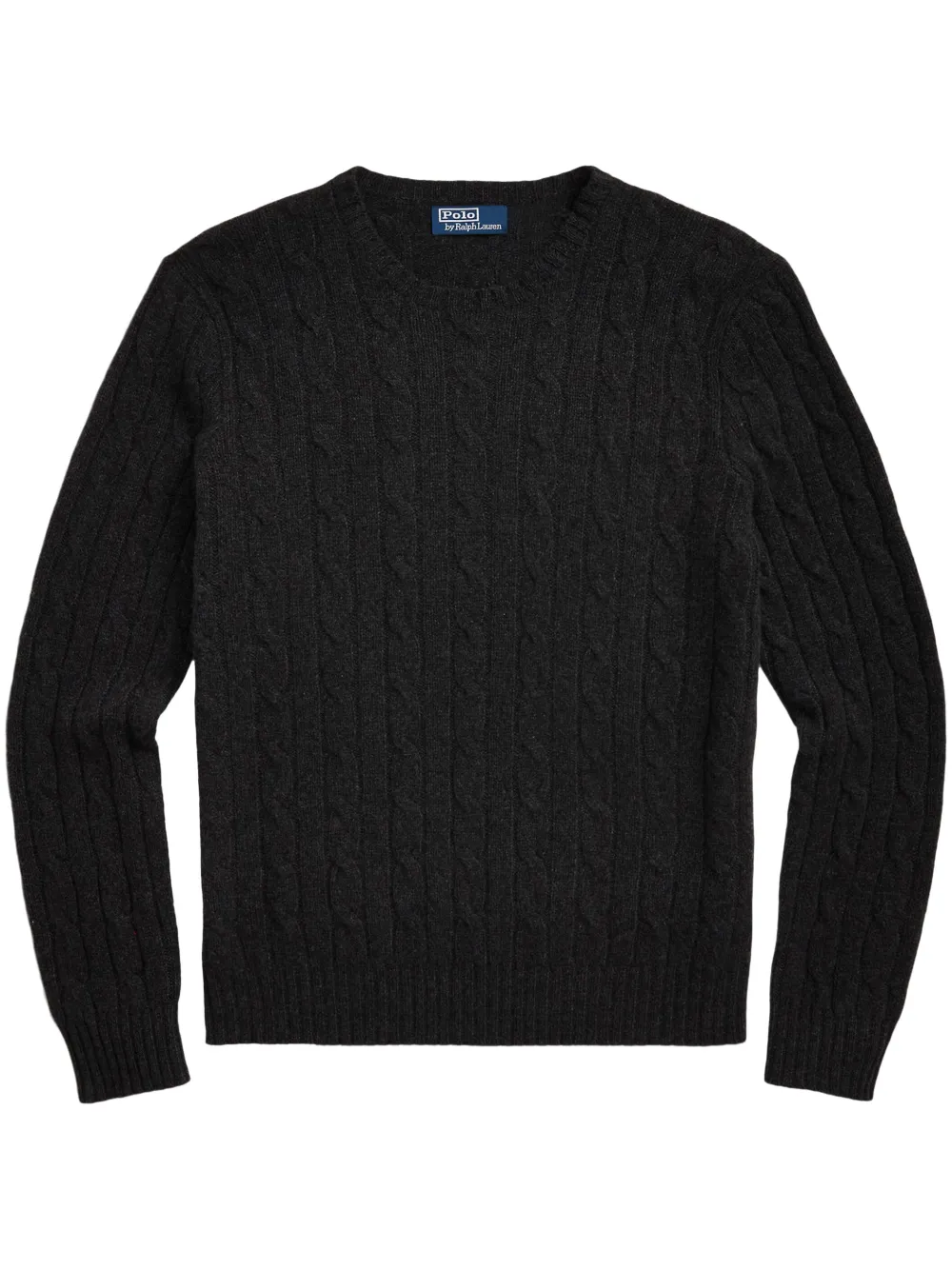 

Джемпер фактурной вязки с круглым вырезом POLO RALPH LAUREN, черный