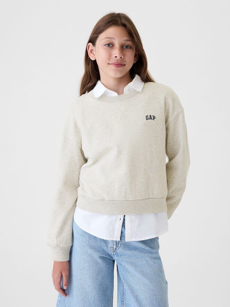 

Детская толстовка с логотипом Gap, белый