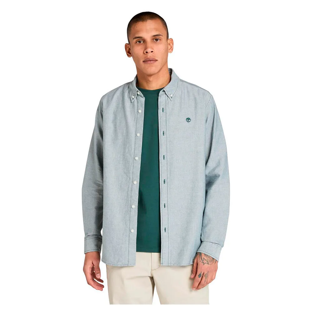 

Рубашка Timberland Oxford Striped, серый