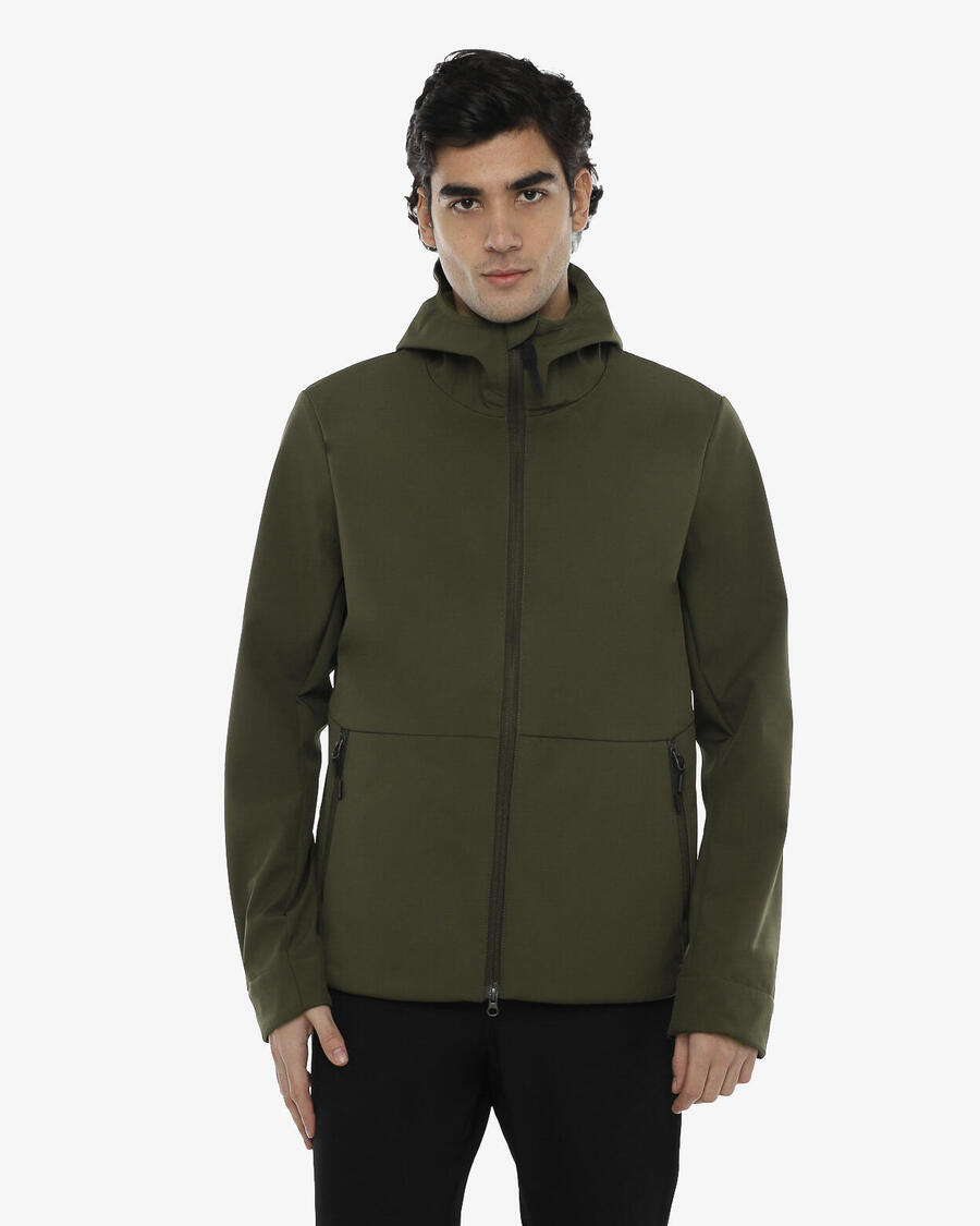 

JAKED Мужская синтетическая фитнес-куртка милитари-зеленого цвета