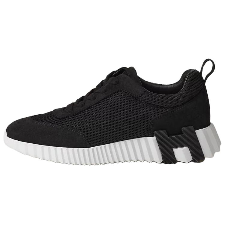 HERMES Кроссовки Bouncing Low Top Casual, женские, черные