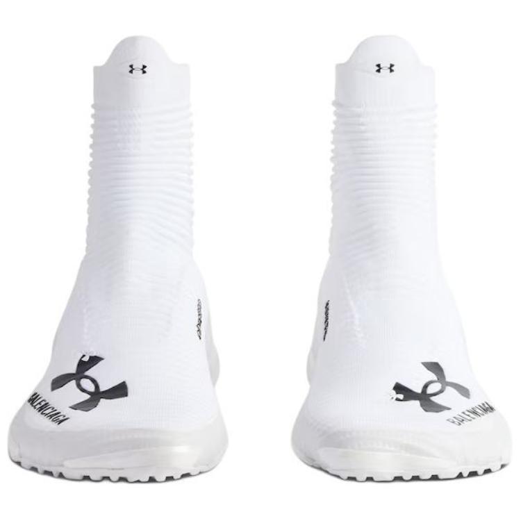 Under Armour x Hyper Высокие Кроссовки Повседневные Мужские Белые Balenciaga — фото 2