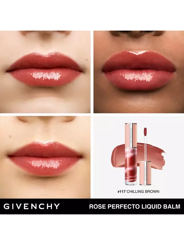Бальзам для губ Givenchy — Жидкий Rose Perfecto , Chilling Brown — фото 3