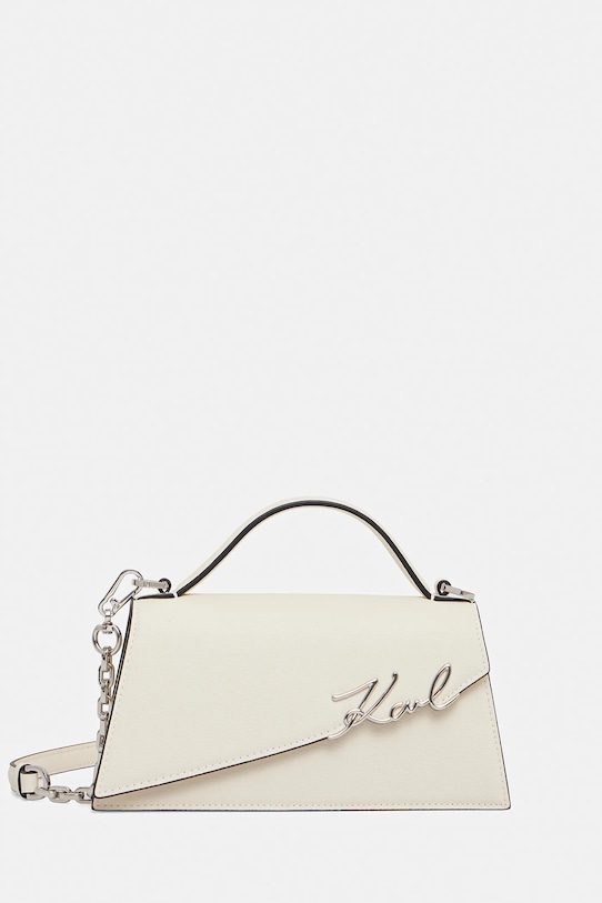 

Кожаная сумка Karl Lagerfeld, бежевый