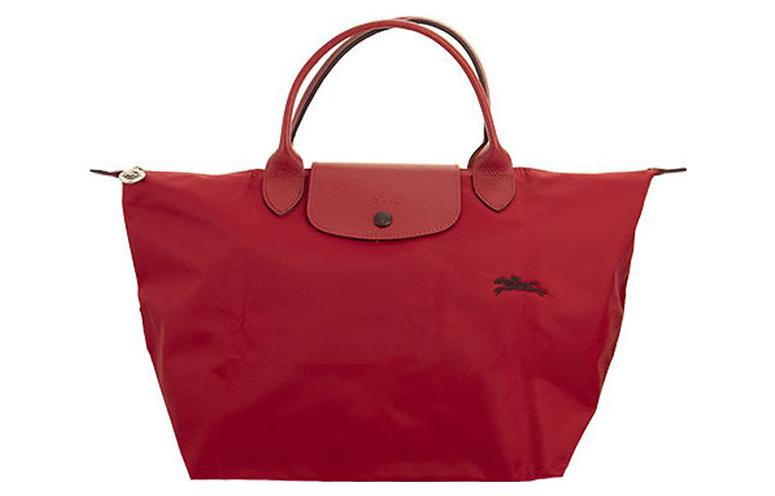 

LONGCHAMP Сумка-пельмень из нейлона, обычная, женская, красная