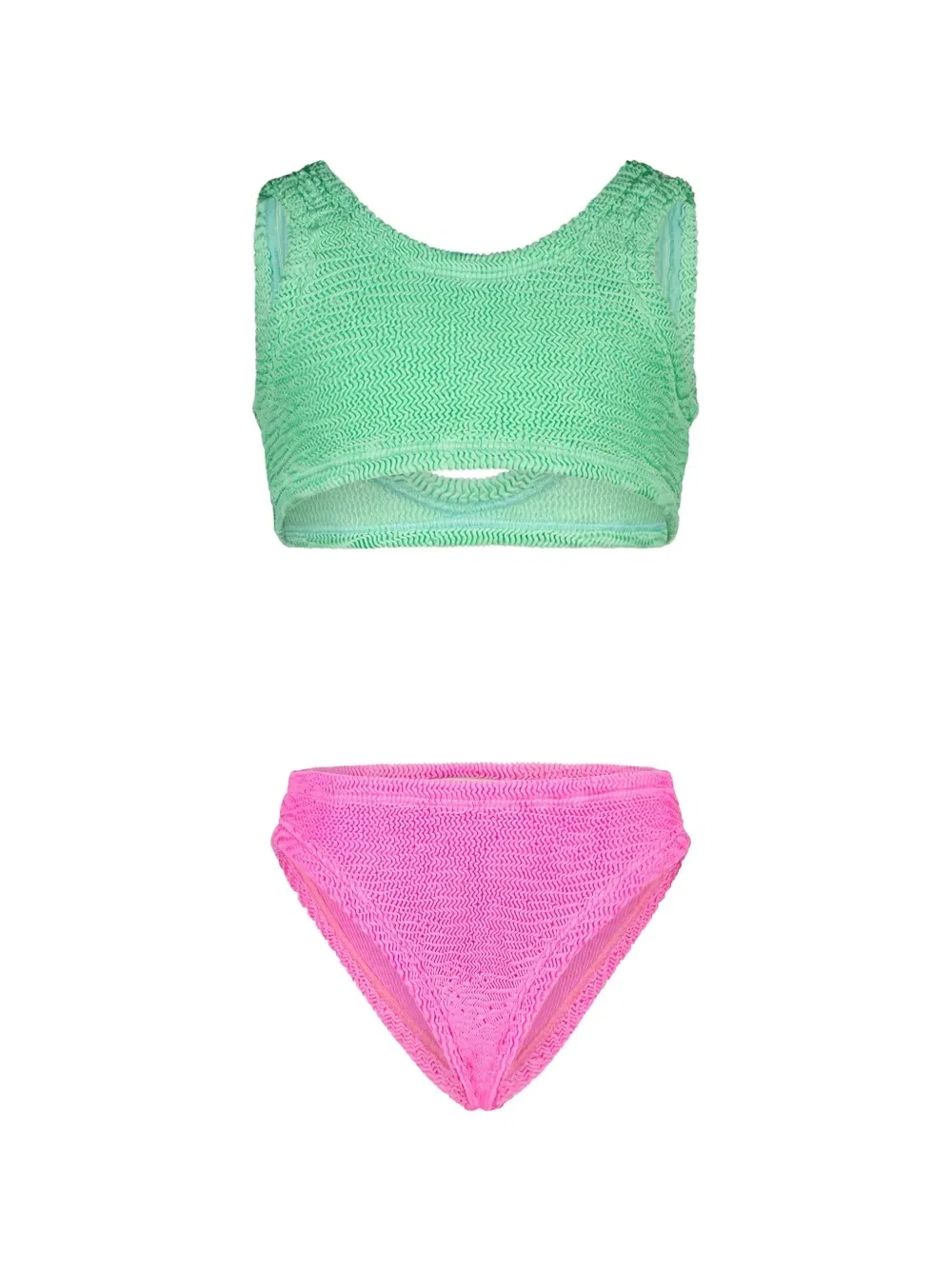 Двухцветное бикини Katy Paramidonna Kids, зеленый