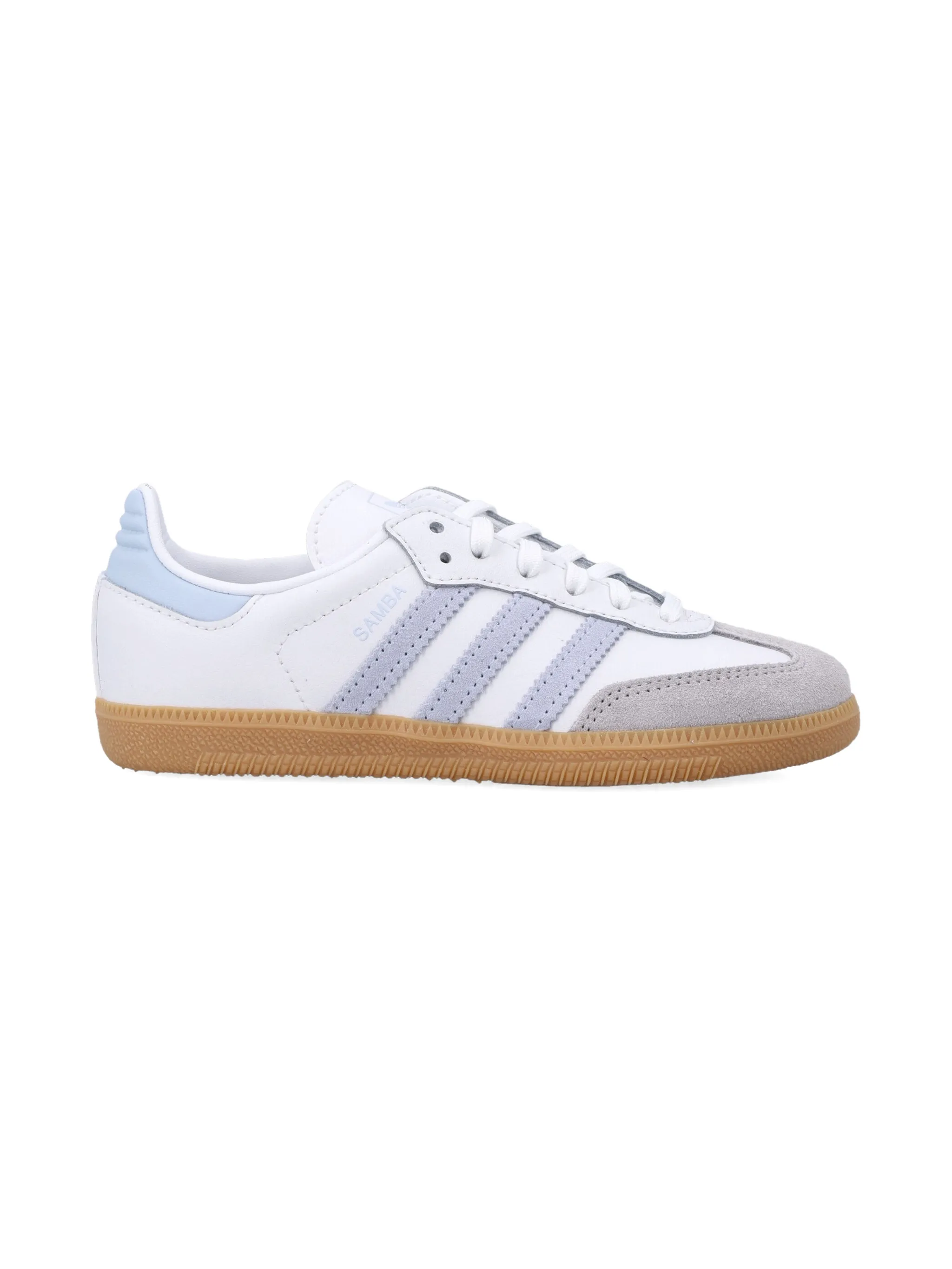 Полосатые кроссовки Samba OG Adidas Kids, белый — фото 2